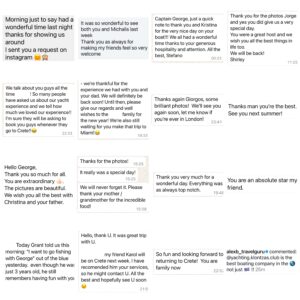 Happy guests comments